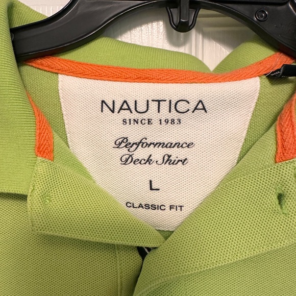 Nautica Men's Lime Polo Shirt - Picture 2 of 3